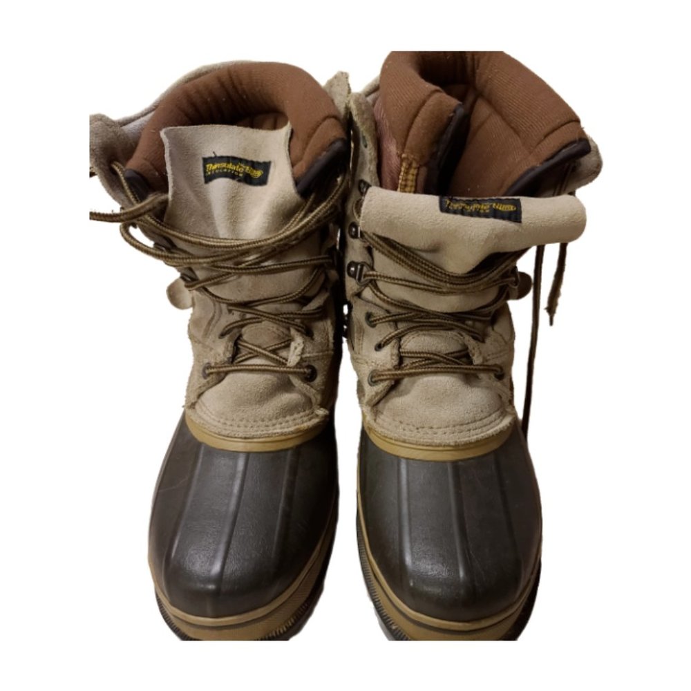 GUIDE GEAR Womens 8 Brown Thinsulate Ultra Leather Rubber Lace Up Boots Insert